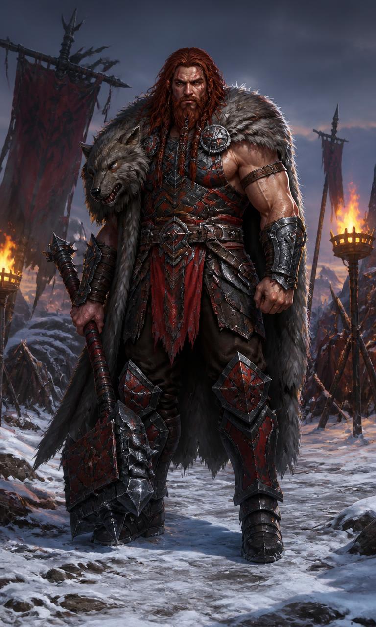 Varek Bloodmane, the Warlord