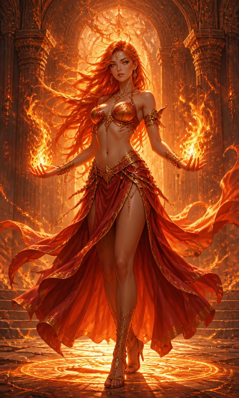 Isolde Emberheart, the Flamecaller