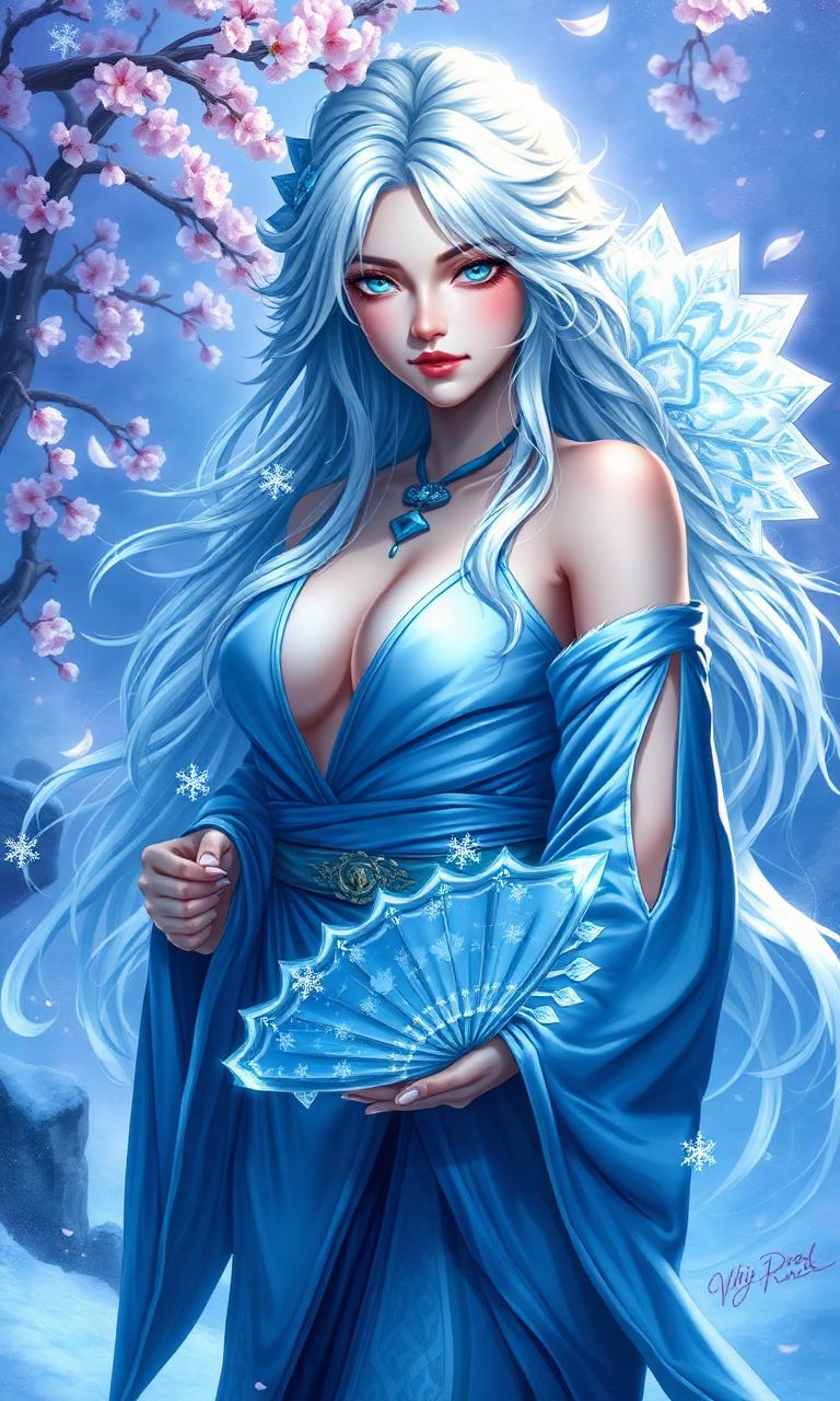 Yuki Frostpetal, the Ice Sorceress